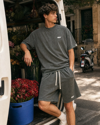 T-SHIRT WASHED GREY