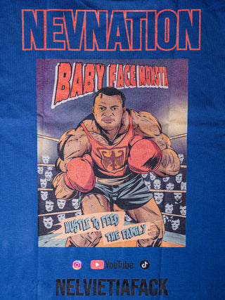 NEVBOXNG FAN SHIRT BLUE