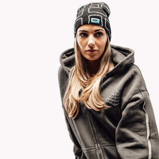 STUDIO DOUBLE ZIPPER HOODIE-SIGNATURE WASHED
